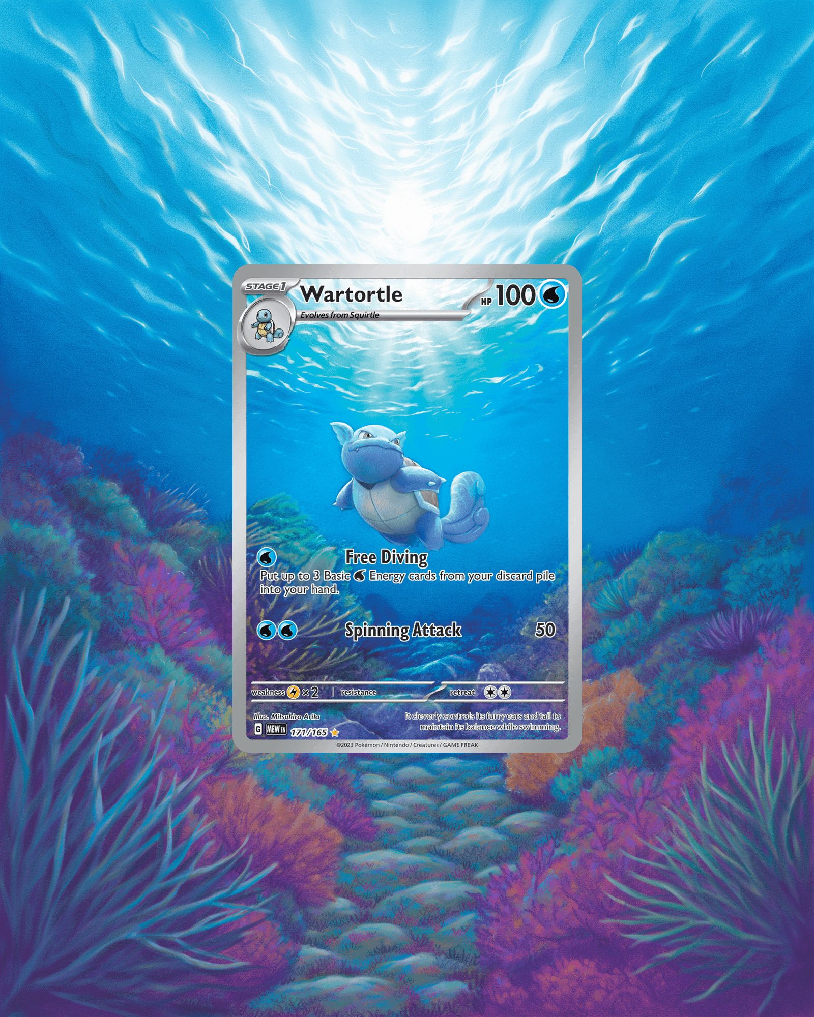 Generated card artwork